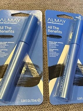 Almay All The Benefits Mascara in Blue Tube - Black Shade- $10 for both